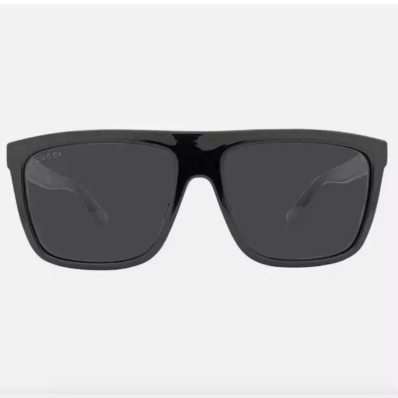 Gucci Mens Stamp Grey Sunglasses - Picture 2 of 4